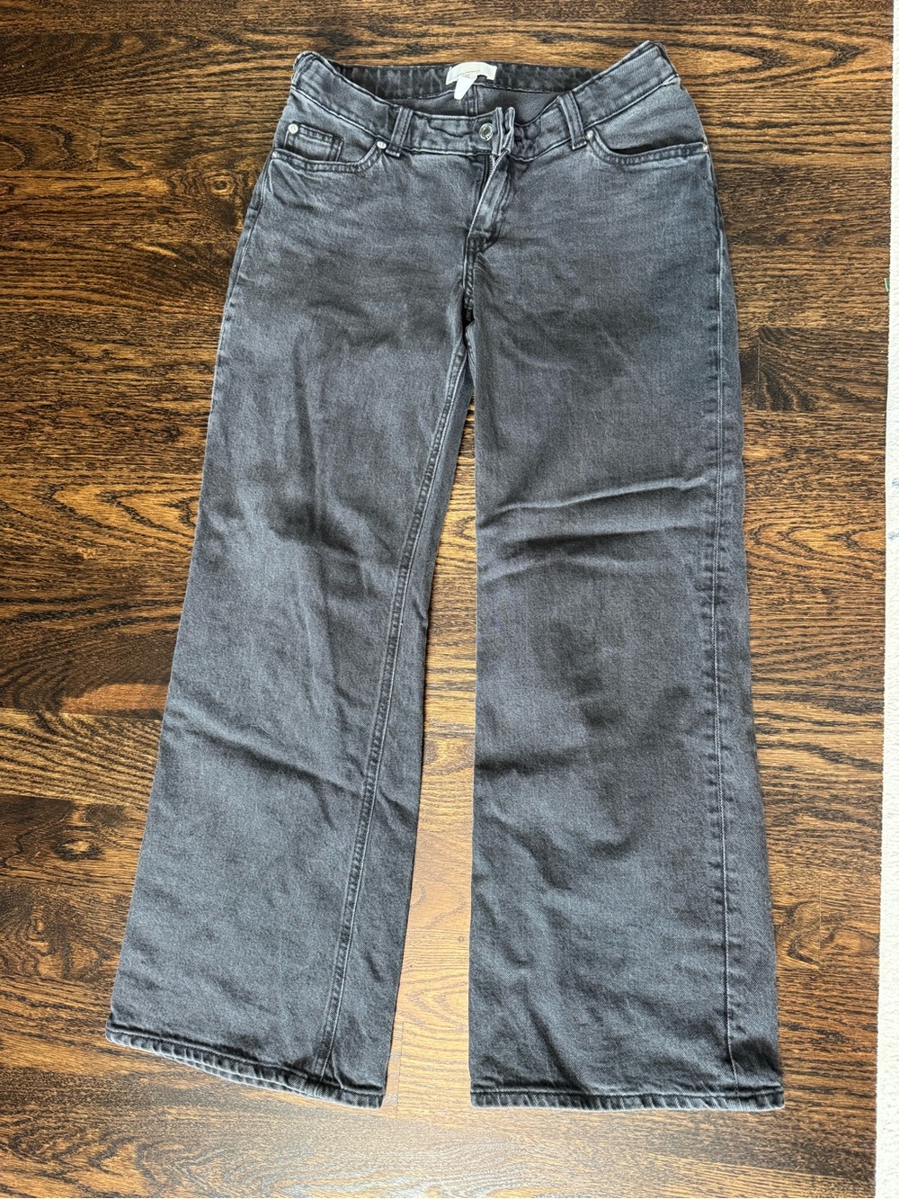 H&M MAMA Black Wide Leg Maternity Jeans